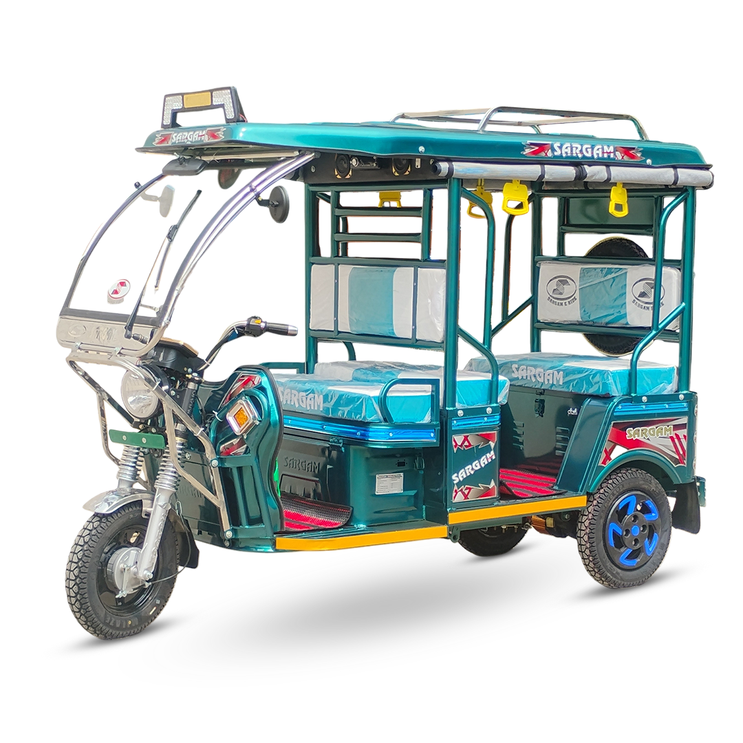 Teal Blue Rickshaw